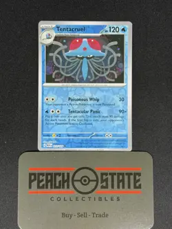Tentacruel Reverse Holo 151 073/165 Mew EN Scarlet & Violet 151 Pokemon Card NM - Image 1