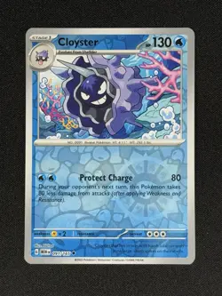 Cloyster Reverse Holo 151 091/165 Mew EN Scarlet & Violet 151 Pokemon Card NM - Image 2