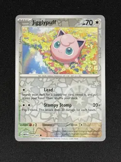 Jigglypuff Reverse Holo NM 039/165 Scarlet & Violet 151 Pokemon Card Near Mint - Image 2