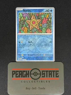 Staryu Reverse Holo 151 120/165 Mew EN Scarlet & Violet 151 Pokemon Card NM - Image 1