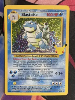 Blastoise 2/102 Celebrations Textured Holo Pokemon Card Near Mint Condition - Image 1
