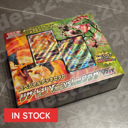 Pokemon Card Sword & Shield Special Deck Set Charizard VSTAR Rayquaza VMAX 2022 - Image 1