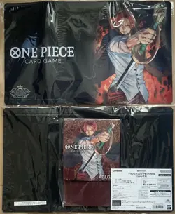 One Piece Card Game Championship Set Shanks Playmat & Storage Box from Japan - Image 1