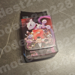 Glory of the Rocket Team Pokemon Center Japan Card Sleeves & Deck Box Case NEW - Image 4