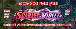 Choose Your Own Card SV Era Holos & Reverse Holos - JTG SCR TEF TWM PAR - NM - Image 1
