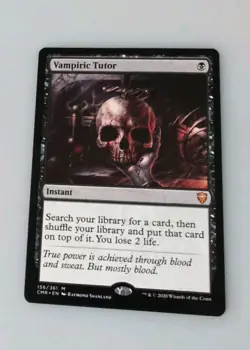 MTG Vampiric Tutor Commander Legends Regular NM This Card Has Never Seen A Deck - Image 1