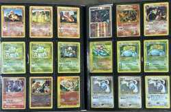 Pokemon Vintage Card Collection Lot Binder 153x Holos, Neo Lugia, Charizards - Image 1