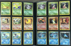Pokemon Vintage Card Collection Lot Binder 153x Holos, Neo Lugia, Charizards - Image 2
