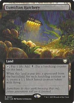 Eumidian Hatchery Borderless rare#40 Edge of Eternities Magic: The Gathering Eng - Image 1