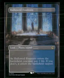 Hallowed Fountain (Borderless) Ravnica: Clue Edition #277 - Image 1