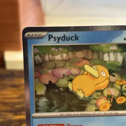 Psyduck 007 -Black Star Promo- Mega Evolution Pokemon TCG - NEAR MINT - Image 3