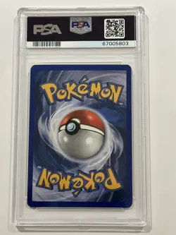 2005 Pokemon EX Unseen Forces - Houndoom Rev.Foil #7 PSA 9 MINT - Image 2