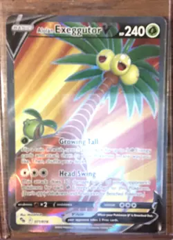 Alolan Exeggutor V (Full Art) 071/078 Pokemon GO Holo - Image 1