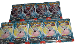 POKEMON SCARLET & VIOLET LOT (9) BOOSTER PACKS JOURNEY TOGETHER NISP - Image 2