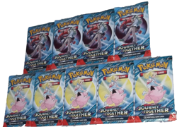 POKEMON SCARLET & VIOLET LOT (9) BOOSTER PACKS JOURNEY TOGETHER NISP - Image 3