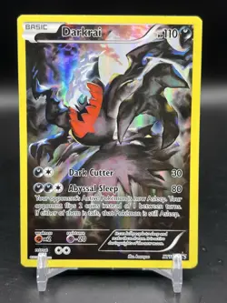 Pokemon TCG Darkrai XY114 Full Art Black Star Promo English LP - Image 1