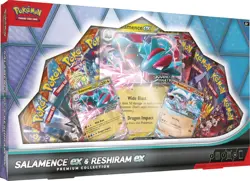 Pokemon Salamence Ex & Reshiram Premium Collection Presale 10/24 Mega Evolutions - Image 1