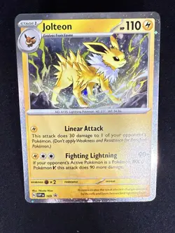 Jolteon #169 Cosmos Holo Black Star Promo Prismatic Evolutions Pokemon 169 NM - Image 3