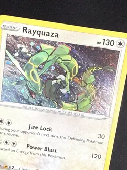 Rayquaza SWSH029 COSMOS Holo Pokemon SWSH Black Star Promo Crown Zenith NM - Image 2