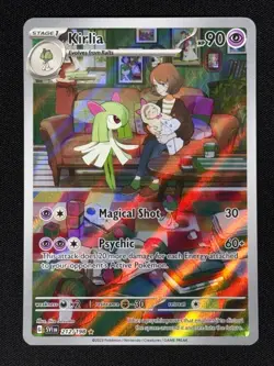 Kirlia IR 212/198 Illustration Rare SV01: Scarlet & Violet Pokemon Base Set NM - Image 2