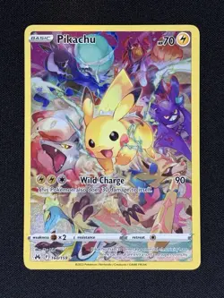 Pokemon Pikachu Crown Zenith 160/159 Holo Full Art FA Secret Rare Near Mint NM e - Image 1