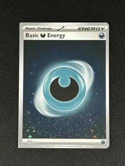 SQUARE CUT Darkness Energy Cosmos Holo SWIRL Pokemon Scarlet Violet 151 NM ERROR - Image 2