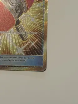 Crushing Hammer 166/156 Pokemon TCG Ultra Prism Holo Secret Gold Rare NM - Image 3