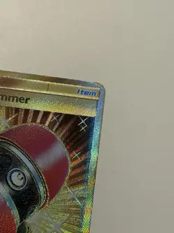 Crushing Hammer 166/156 Pokemon TCG Ultra Prism Holo Secret Gold Rare NM - Image 4