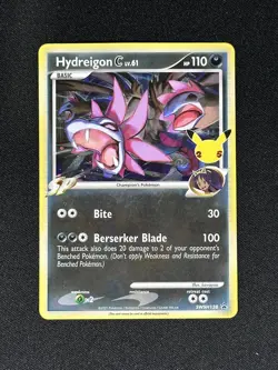 Hydreigon C LV.61 SWSH138 #138 - Celebrations Black Star Promo Pokemon Holo NM - Image 1