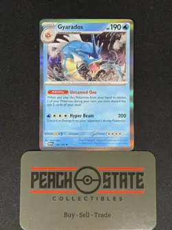 Gyarados Holo Rare 151 Mew EN 130/165 - Scarlet & Violet 151 Pokemon 2023 NM - Image 1