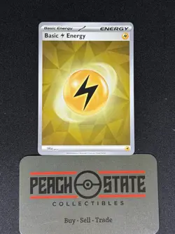 Pokemon Lightning Energy Reverse Holo 012 SVE EN Prismatic Evolutions Mint NM - Image 1