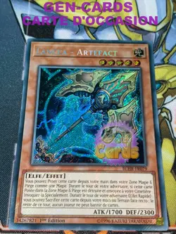 CARTE Yu Gi Oh LANCEA - ARTEFACT BLHR-FR079 1ere edition - Image 1