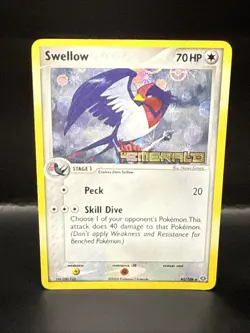 Pokemon Card - Swellow Emerald 41/106 Reverse Holo Stamped - Image 2