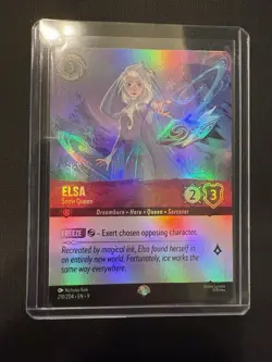 Elsa Snow Queen Epic Fabled Disney Lorcana Card Mint - Image 1