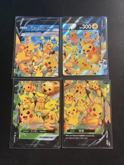 Pikachu V-Union SWSH139-142 NM/M Celebrations Promo 4 Card Set Pokemon TCG - Image 1