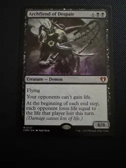 MTG English Archfiend of Despair NM Normal Commander Masters pack fresh - Image 1