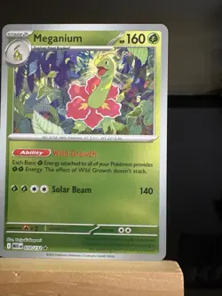 MEGANIUM - 10/132 Mega Evolution NM - Reverse Holo Rare - Pokemon TCG Card - Image 3