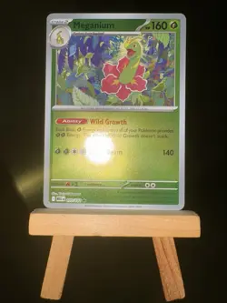 MEGANIUM - 10/132 Mega Evolution NM - Reverse Holo Rare - Pokemon TCG Card - Image 4