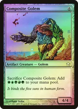 Fifth Dawn MTG FOIL Composite Golem Magic - Image 1