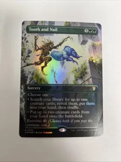 Tooth And Nail Borderless Foil MTG - Image 1