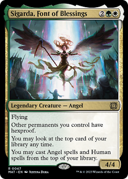 Magic MTG - Sigarda, Font of Blessings - MINT/NMINT - EN - FOIL - Image 1