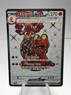 Pokemon TCG Twilight Masquerade Magcargo ex 191/167 Ultra Rare - Image 1
