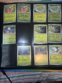 Pokemon TCG Paldea Evolved Incomplete Master Set W Binder - Image 3