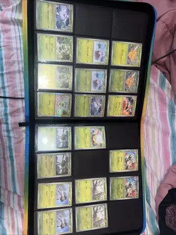 Pokemon TCG Paldea Evolved Incomplete Master Set W Binder - Image 4