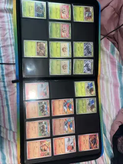 Pokemon TCG Paldea Evolved Incomplete Master Set W Binder - Image 5