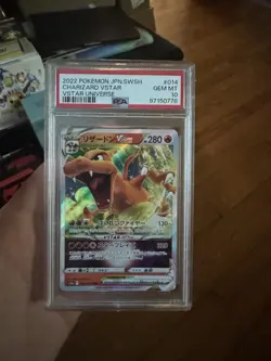 PSA 10 GEM MINT JAPANESE POKEMON 2022 CHARIZARD VSTAR 014/172 V. UNIVERSE S12a - Image 1
