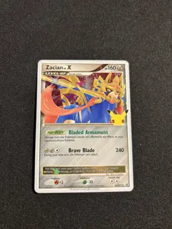 Zacian LV. X SWSH135 Celebrations 25th Anniversary Promo Pokemon - Near Mint NM - Image 1