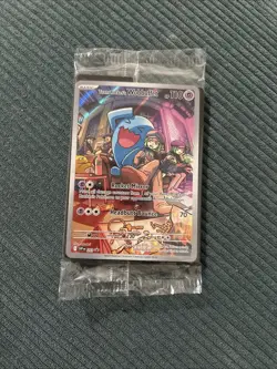 Pokemon TCG Team Rockets Wobbuffet 203 Destined Rivals ETB Promo, Sealed - Image 1