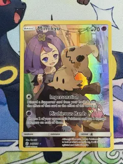 Mimikyu 245/236 Cosmic Eclipse Full Art Secret Rare Holo - Pokemon TCG NM + - Image 1