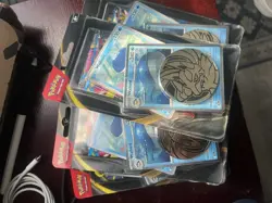 4 Pokemon TCG- Mega Evolution Checklane Blister Wailord & Wailmer Booster - Image 1